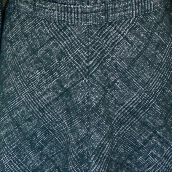 Zara Tweed Belted Fit & Flare Cropped Sleeve Mini Short Dress, Forest Green, Med - Picture 6 of 15